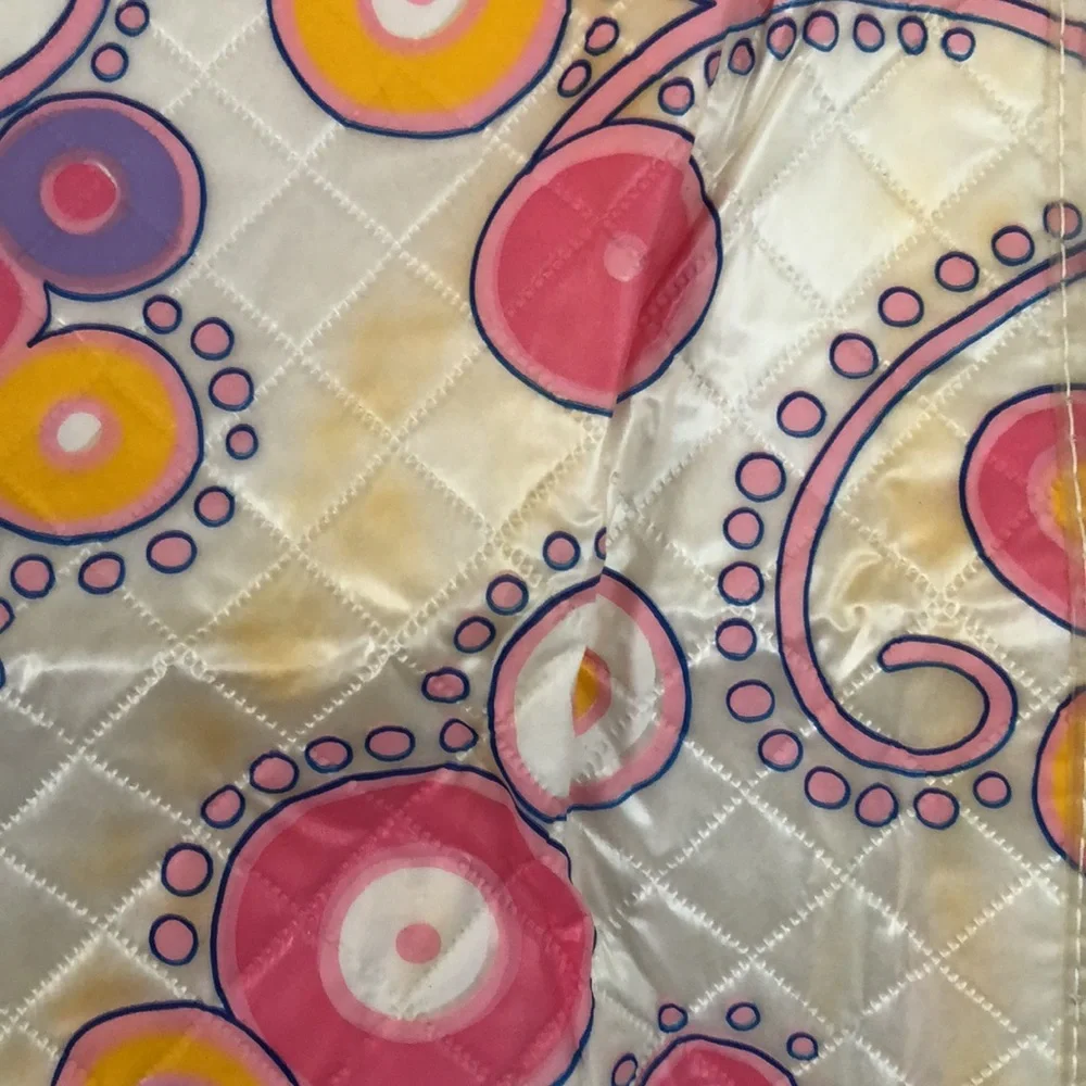 Colorful spring Swirl Patterned Hosiery Lingerie bag